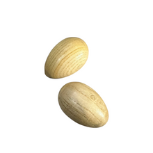 Load image into Gallery viewer, Wooden Egg Shakers – Natural Rhythm Eggs for Kids, Music Play &amp; Eco Percussion