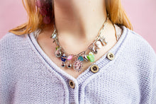 Load image into Gallery viewer, Bling Thing - Loaded Titanium Charm Necklace