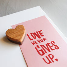 Load image into Gallery viewer, Wooden Heart Magnets