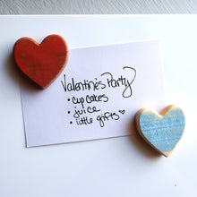 Load image into Gallery viewer, Wooden Heart Magnets