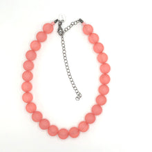 Load image into Gallery viewer, Coral Frosted Marco Necklace