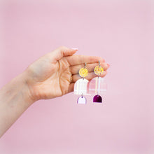Load image into Gallery viewer, Meant to Be-Acrylic Colorful Statement Earrings