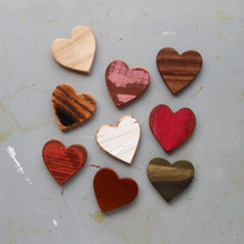 Load image into Gallery viewer, Thin Wooden Hearts