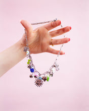 Load image into Gallery viewer, Bling Thing - Loaded Titanium Charm Necklace