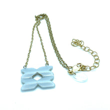 Load image into Gallery viewer, Grey Geometric Chain Necklace