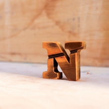 Load image into Gallery viewer, Little Wooden Letters