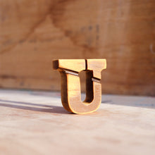Load image into Gallery viewer, Little Wooden Letters