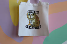 Load image into Gallery viewer, I Love You-Frog Tote Bag