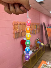 Load image into Gallery viewer, Flower Beaded Keychain