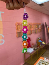 Load image into Gallery viewer, Flower Beaded Keychain