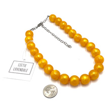 Load image into Gallery viewer, Golden Yellow Aura Glow Marco Necklace