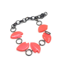 Load image into Gallery viewer, Neon Melon Moonglow Mid Mod Stations Bracelet