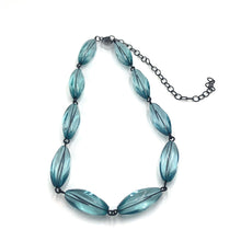 Load image into Gallery viewer, Teal Twisted Waters Amelia Necklace