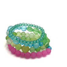 Load image into Gallery viewer, Pastel Frost Stack &amp; Stretch Bracelets Set