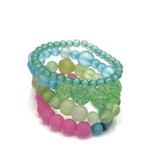 Load image into Gallery viewer, Pastel Frost Stack &amp; Stretch Bracelets Set