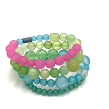 Load image into Gallery viewer, Pastel Frost Stack &amp; Stretch Bracelets Set