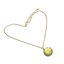 Load image into Gallery viewer, Grey &amp; Champagne Sand Dollar Bling Necklace