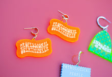Load image into Gallery viewer, 'Professional Overthinker' Earrings