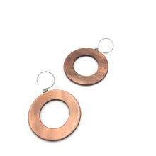 Load image into Gallery viewer, Mink Silk Jumbo Donut Drop Earrings