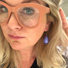 Load image into Gallery viewer, Periwinkle Aura Glow Nola Earrings