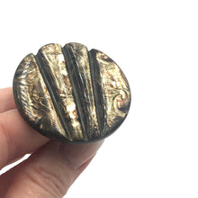 Load image into Gallery viewer, Carved Dark Night Cocktail Ring