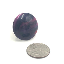 Load image into Gallery viewer, Violet &amp; Navy Marbled Cocktail Ring