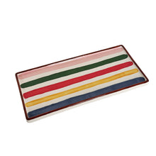 Load image into Gallery viewer, Low Profile Tray with Multicolor Stripes