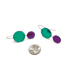 Load image into Gallery viewer, CandyLand Mirror 2-Drop Earrings