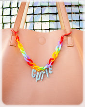 Load image into Gallery viewer, "Cutie" Rainbow Bag Chain