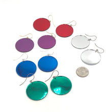 Load image into Gallery viewer, Mirror Disc Drop Earrings *DOORBUSTER!*