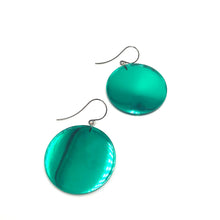 Load image into Gallery viewer, Mirror Disc Drop Earrings *DOORBUSTER!*