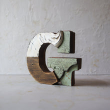 Load image into Gallery viewer, Reclaimed Wooden Letters