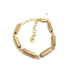 Load image into Gallery viewer, Rosy Gold Fluted Betsy Bracelet