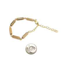 Load image into Gallery viewer, Rosy Gold Fluted Betsy Bracelet