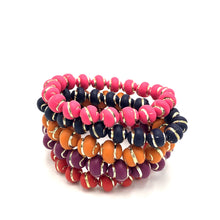 Load image into Gallery viewer, Gilded Gold on Velvet Stretch Bracelet