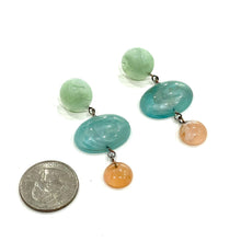 Load image into Gallery viewer, Marbled and Swirled Pastel Trinket Earrings
