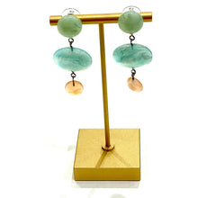 Load image into Gallery viewer, Marbled and Swirled Pastel Trinket Earrings