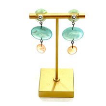 Load image into Gallery viewer, Marbled and Swirled Pastel Trinket Earrings