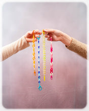 Load image into Gallery viewer, Bottled Sunshine - Iridescent Yellow Bag Chain
