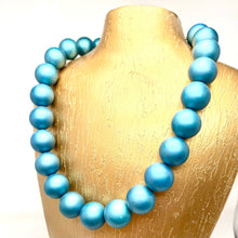 Load image into Gallery viewer, Blue Metallic Marco Statement Necklace
