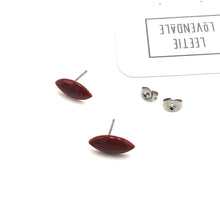 Load image into Gallery viewer, Chocolate Marquis Small Stud Earrings