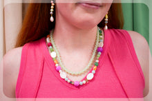 Load image into Gallery viewer, Gentle Green Beaded Necklace