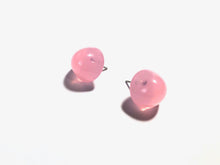 Load image into Gallery viewer, Pink Opal Large Gumdrop Stud Earrings