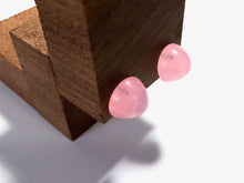 Load image into Gallery viewer, Pink Opal Large Gumdrop Stud Earrings