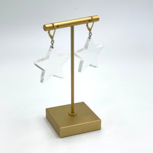 Load image into Gallery viewer, Clear Star Earrings