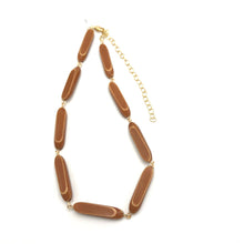 Load image into Gallery viewer, Sliced Bamboo Amelia Necklace