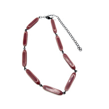 Load image into Gallery viewer, Sliced Bamboo Amelia Necklace