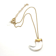 Load image into Gallery viewer, Clear &amp; Gold Fierce Necklace