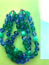 Load image into Gallery viewer, Sparkling Waters Faceted Lucite Morgan Necklace
