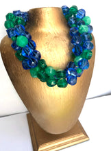 Load image into Gallery viewer, Sparkling Waters Faceted Lucite Morgan Necklace
